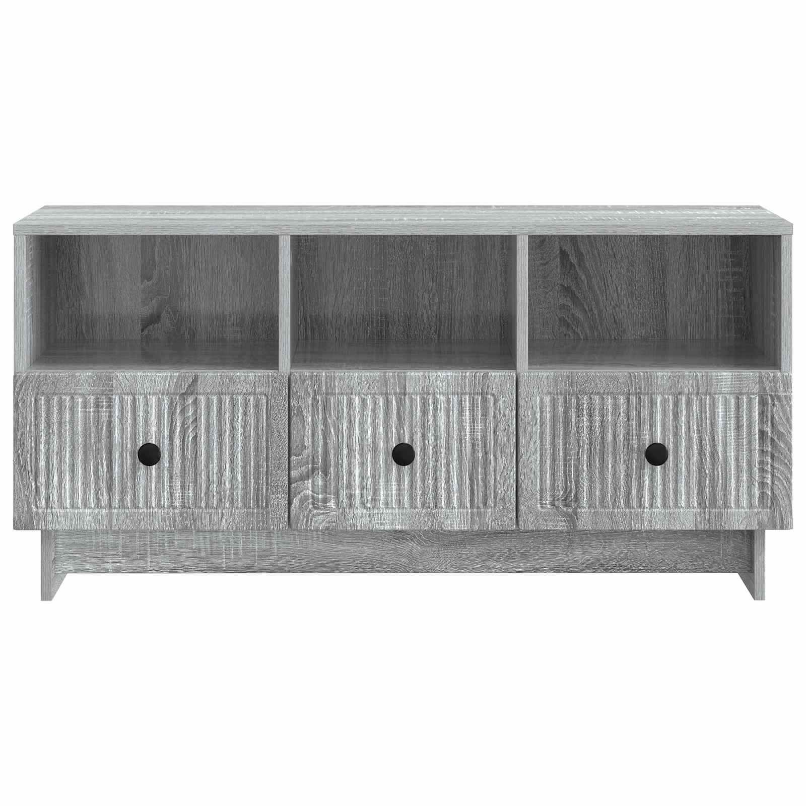 Ντουλάπι TV Γκρι Sonoma 102 x 34,5 x 50 εκ. Επεξεργασμένο Ξύλο - Pakobazaar