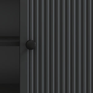 Ντουλάπι TV Μαύρο 150 x 31 x 50 εκ. Μηχανικά επεξεργασμένο ξύλο - Pakobazaar
