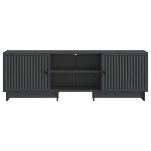 Ντουλάπι TV Μαύρο 150 x 31 x 50 εκ. Μηχανικά επεξεργασμένο ξύλο - Pakobazaar