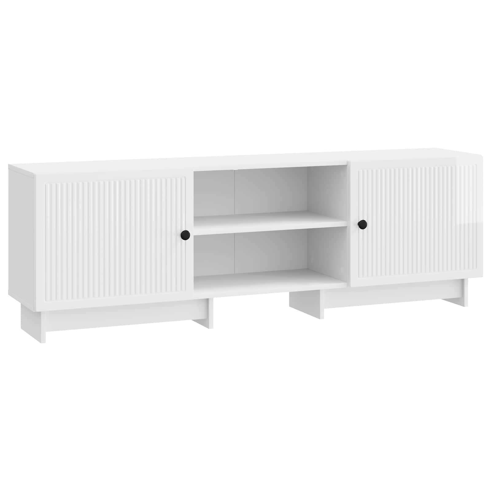 Ντουλάπι TV Υψηλής Στιλπνότητας Λευκό 150 x 31 x 50 εκ. - Pakobazaar