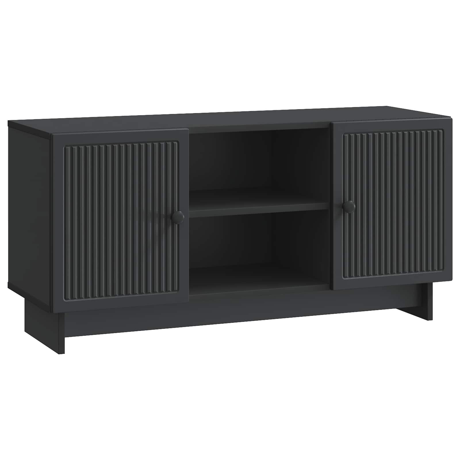 Ντουλάπι TV Μαύρο 102 x 34,5 x 50 εκ. Επεξεργασμένο ξύλο - Pakobazaar