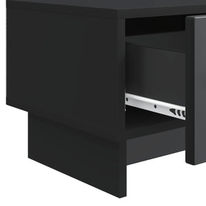 Ντουλάπι TV Μαύρο 147 x 34,5 x 30 εκ Επεξεργασμένο Ξύλο - Pakobazaar