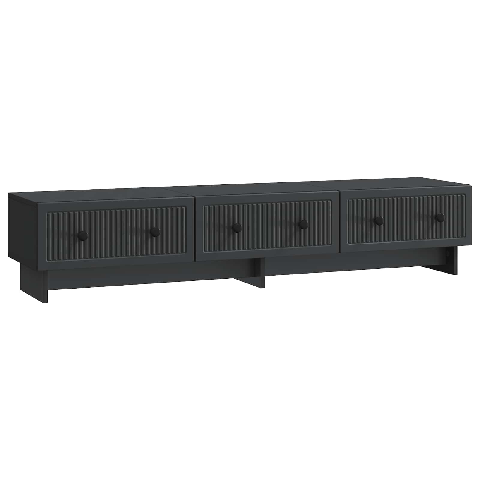 Ντουλάπι TV Μαύρο 147 x 34,5 x 30 εκ Επεξεργασμένο Ξύλο - Pakobazaar