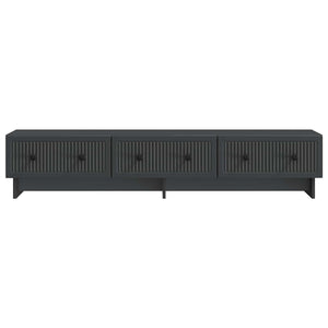 Ντουλάπι TV Μαύρο 147 x 34,5 x 30 εκ Επεξεργασμένο Ξύλο - Pakobazaar