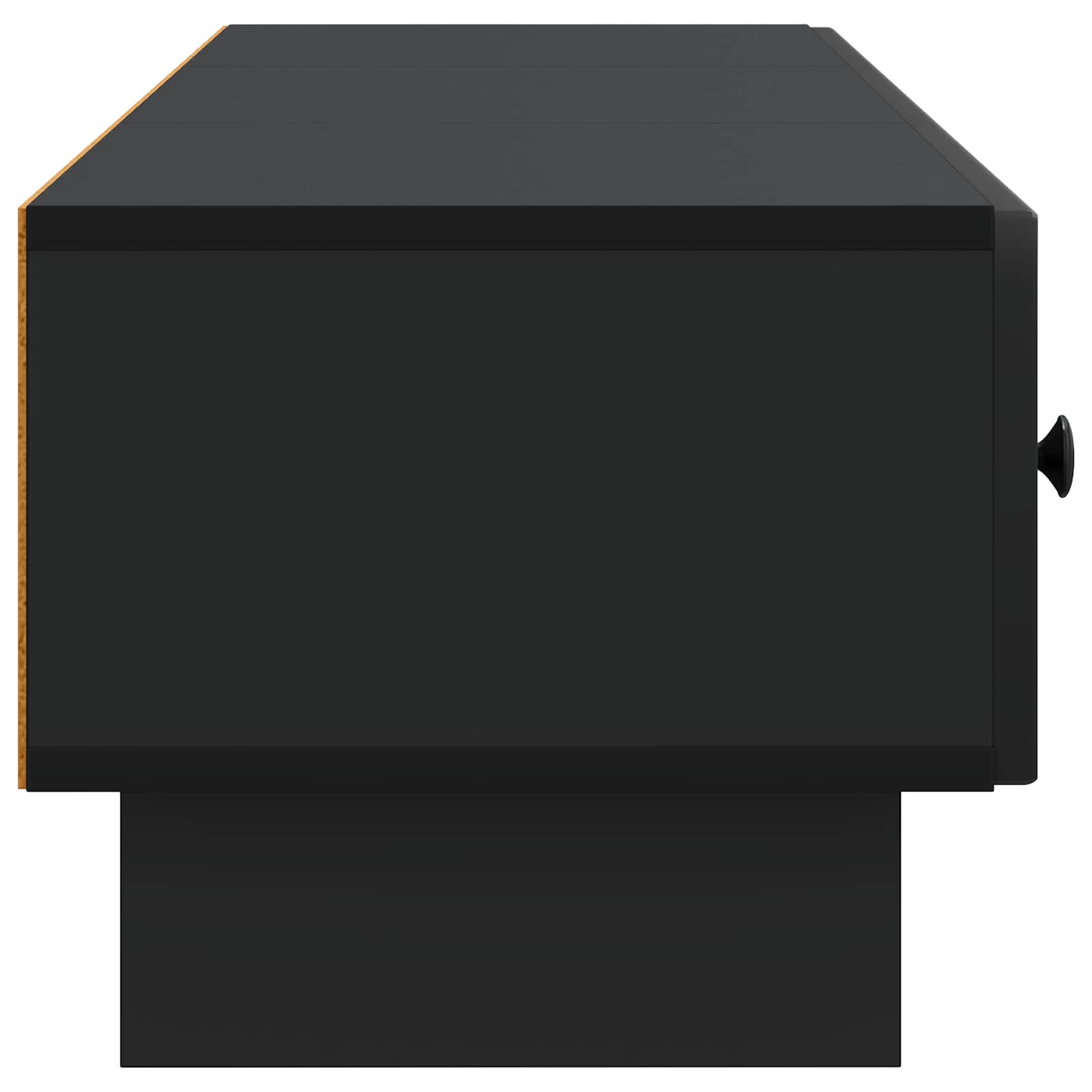 Ντουλάπι TV Μαύρο 147 x 34,5 x 30 εκ Επεξεργασμένο Ξύλο - Pakobazaar