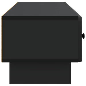 Ντουλάπι TV Μαύρο 147 x 34,5 x 30 εκ Επεξεργασμένο Ξύλο - Pakobazaar