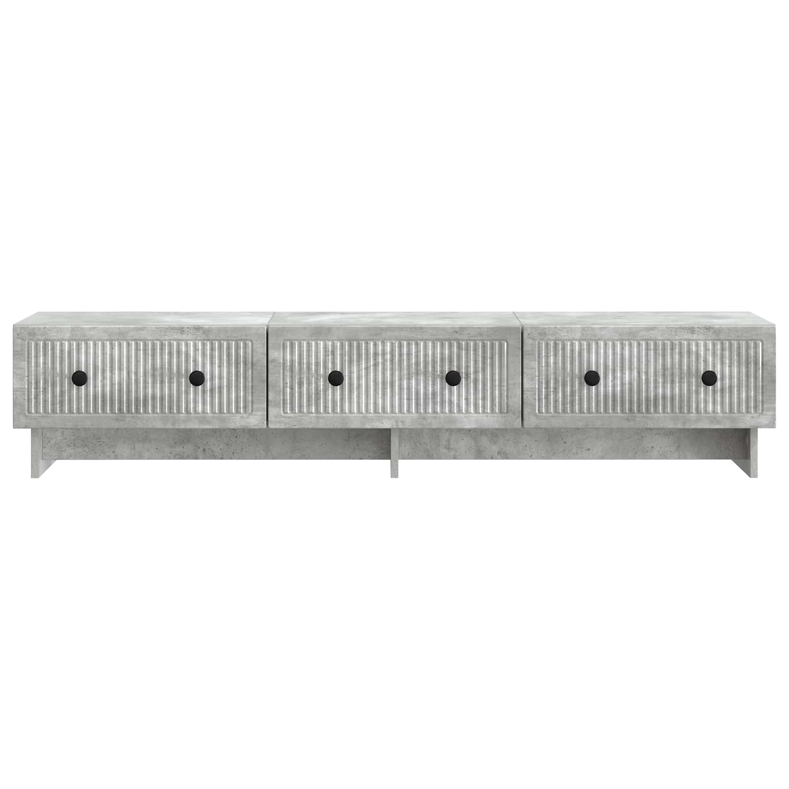 Ντουλάπι TV με συρτάρι Γκρι Σκυροδέματος 147 x 34,5 x 30 εκ - Pakobazaar