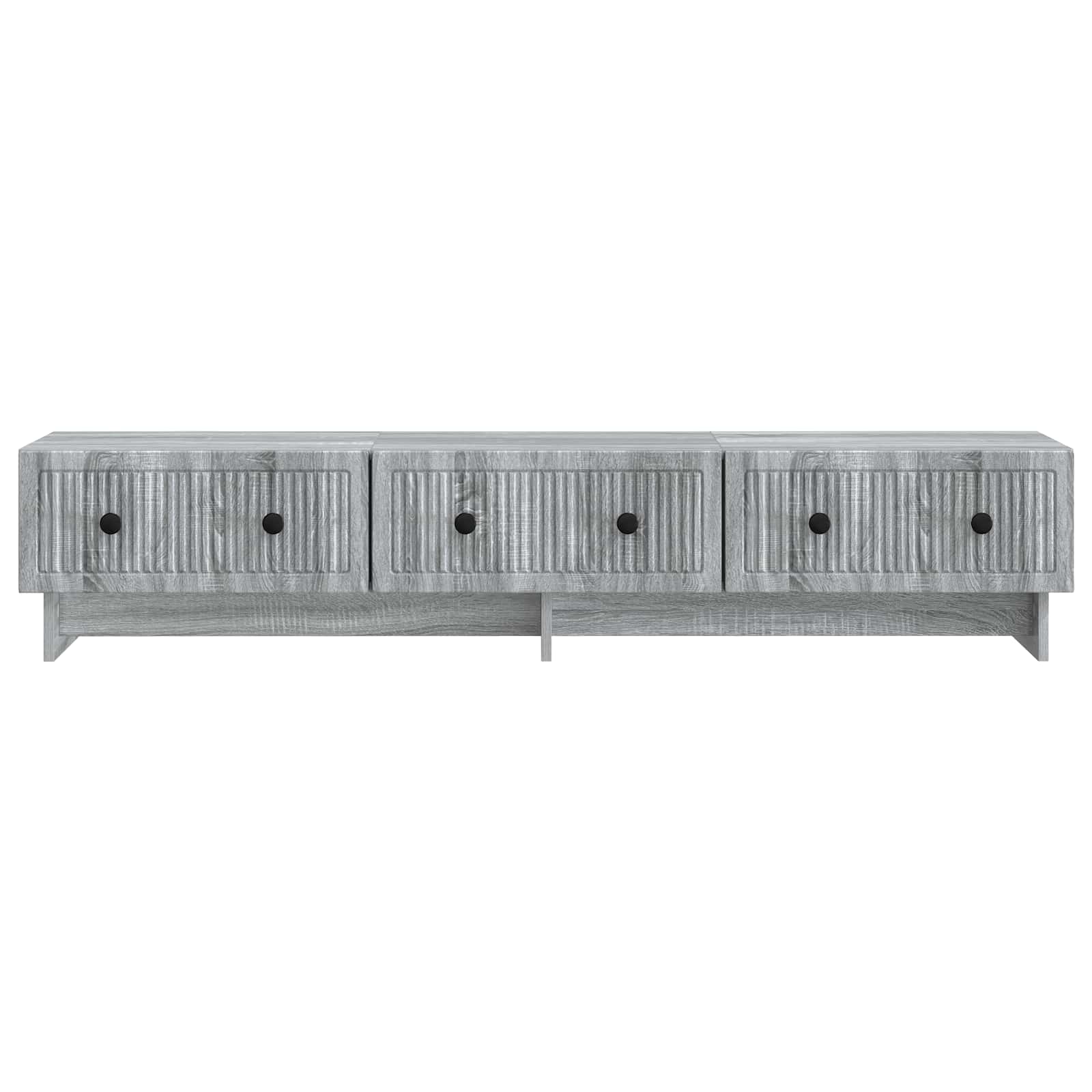 Ντουλάπι TV Γκρι Sonoma 147 x 34,5 x 30 εκ Επεξεργασμένο Ξύλο - Pakobazaar