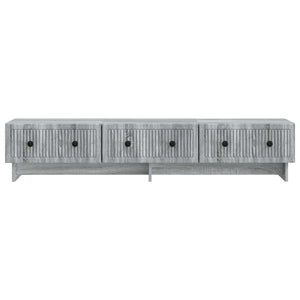 Ντουλάπι TV Γκρι Sonoma 147 x 34,5 x 30 εκ Επεξεργασμένο Ξύλο - Pakobazaar