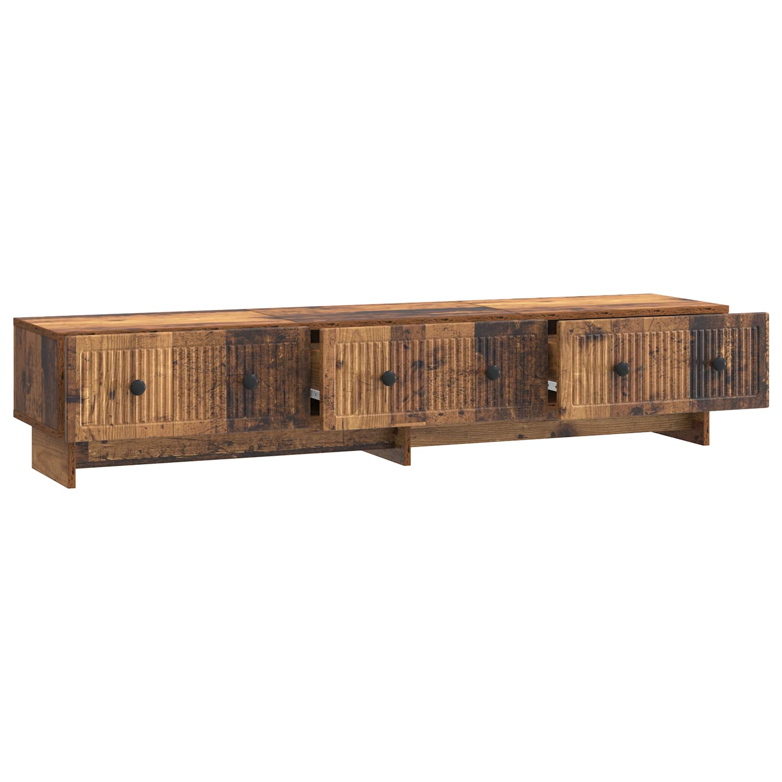 Ντουλάπι TV με συρτάρι Παλαιωμένο ξύλο 147 x 34,5 x 30 εκ - Pakobazaar