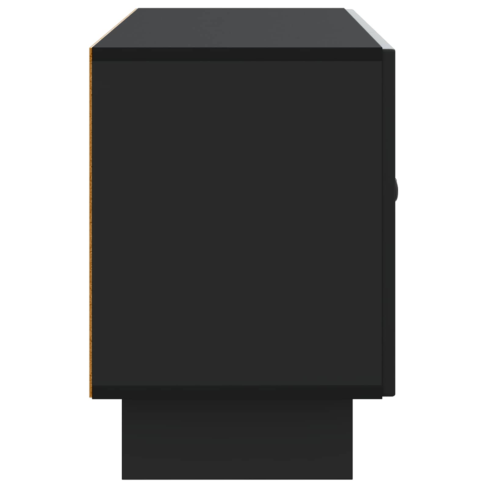 Ντουλάπι TV Μαύρο 99 x 34,5 x 50 εκ. Επεξεργασμένο Ξύλο - Pakobazaar