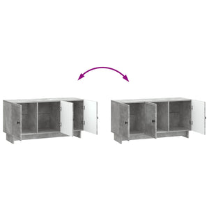 Ντουλάπι TV Γκρι Σκυροδέματος 99 x 34,5 x 50 εκ. - Pakobazaar