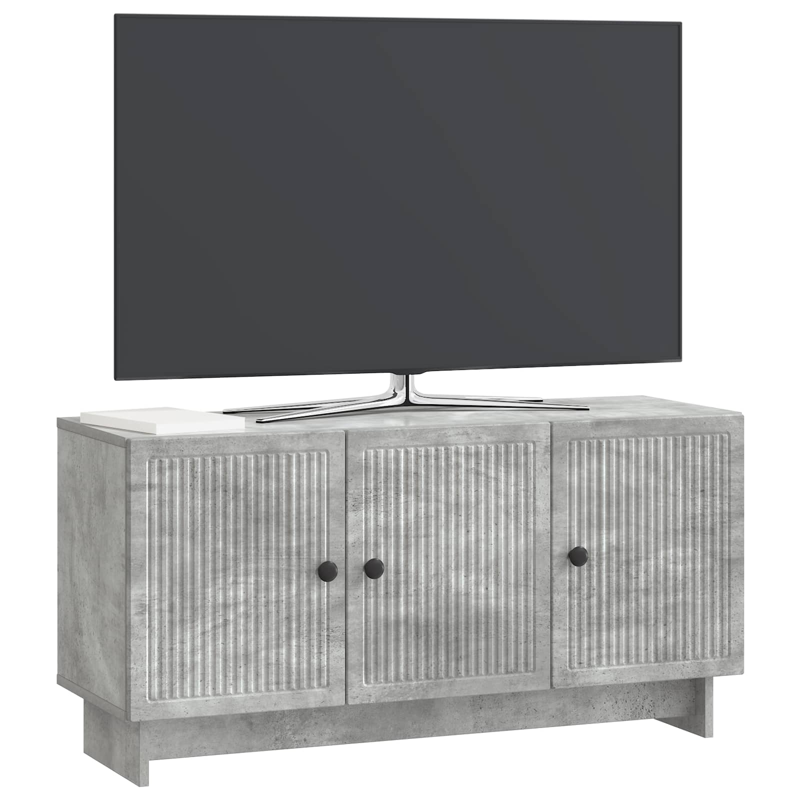 Ντουλάπι TV Γκρι Σκυροδέματος 99 x 34,5 x 50 εκ. - Pakobazaar