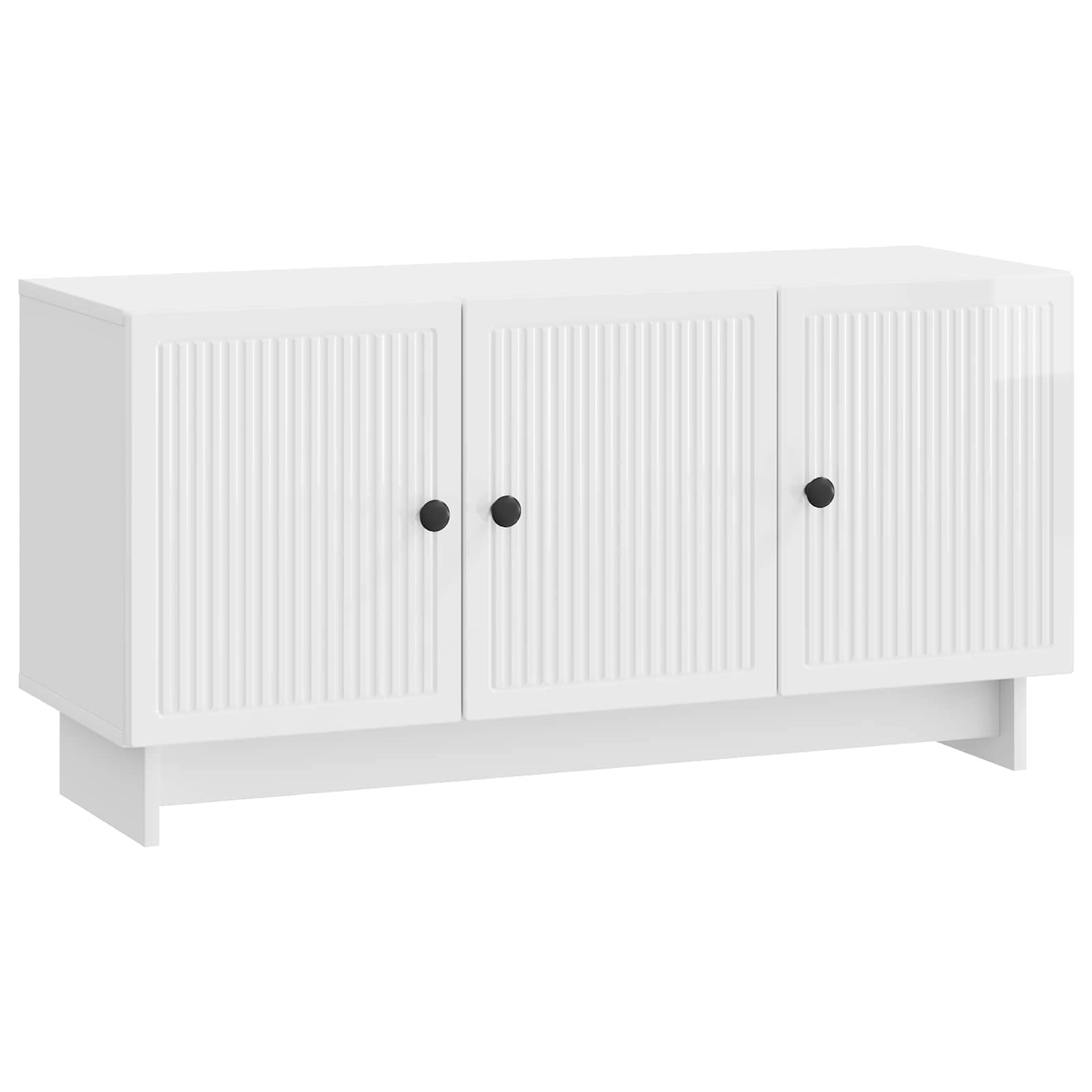 Ντουλάπι TV Γυαλιστερό Λευκό 99 x 34,5 x 50 εκ. - Pakobazaar