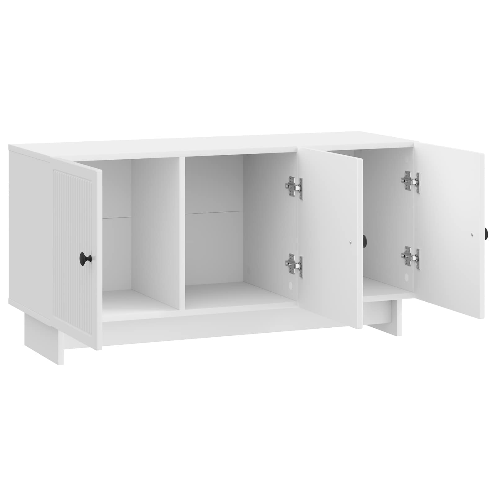 Ντουλάπι TV Γυαλιστερό Λευκό 99 x 34,5 x 50 εκ. - Pakobazaar