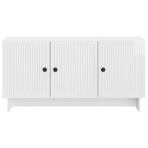 Ντουλάπι TV Γυαλιστερό Λευκό 99 x 34,5 x 50 εκ. - Pakobazaar