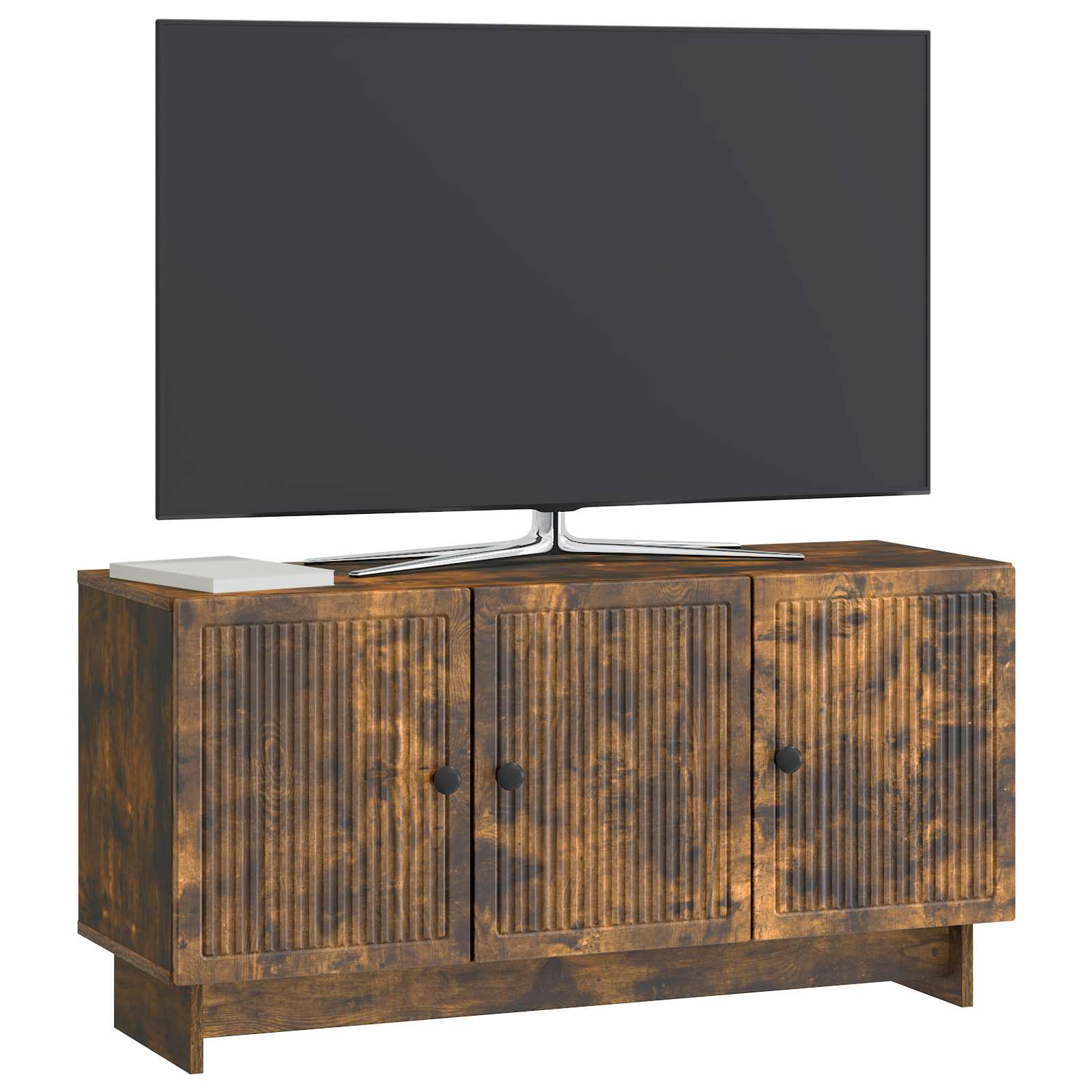 Ντουλάπι TV Καπνισμένο Ξύλο Δρυός 99 x 34,5 x 50 εκ. - Pakobazaar