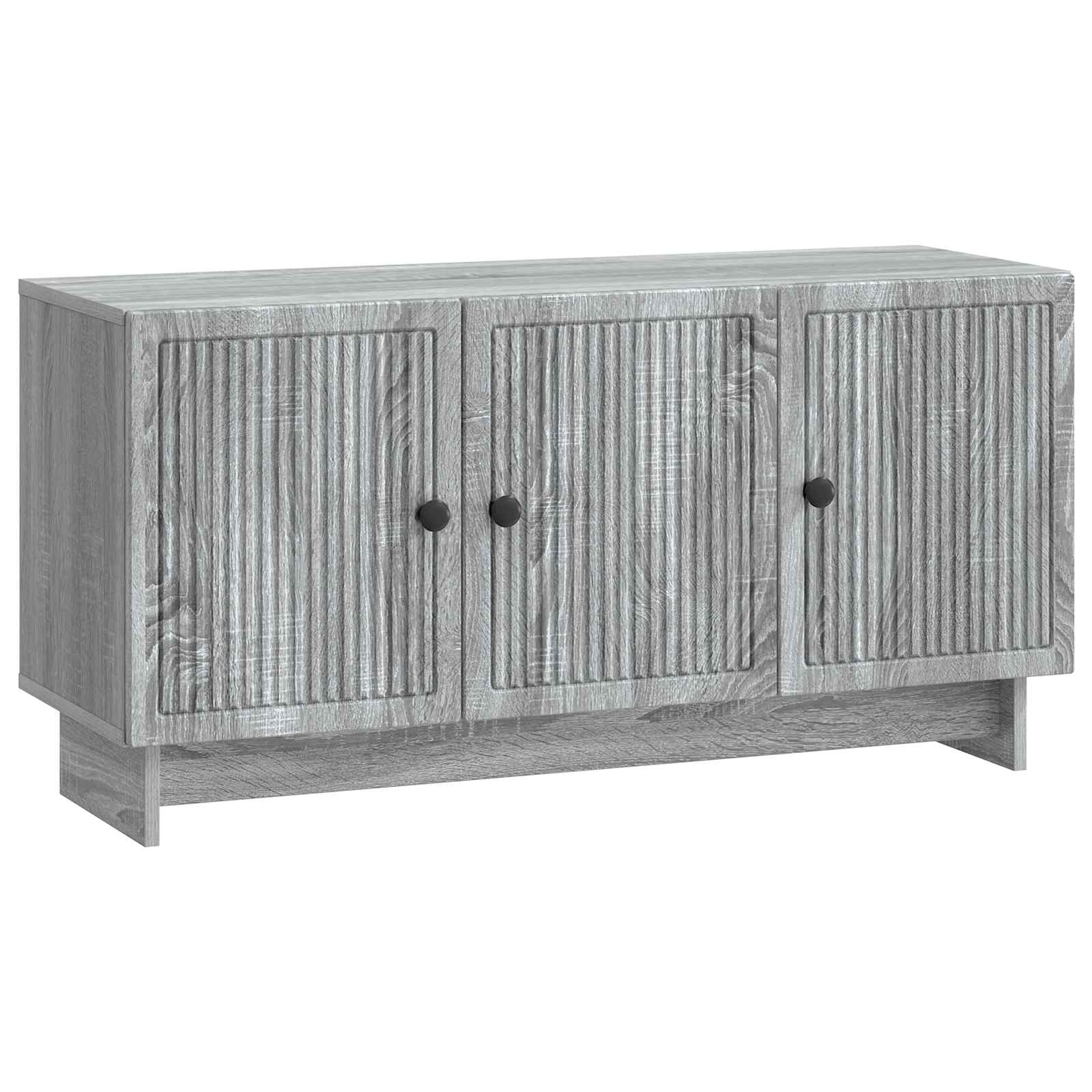 Ντουλάπι TV Γκρι Sonoma 99 x 34,5 x 50 εκ. Επεξεργασμένο Ξύλο - Pakobazaar