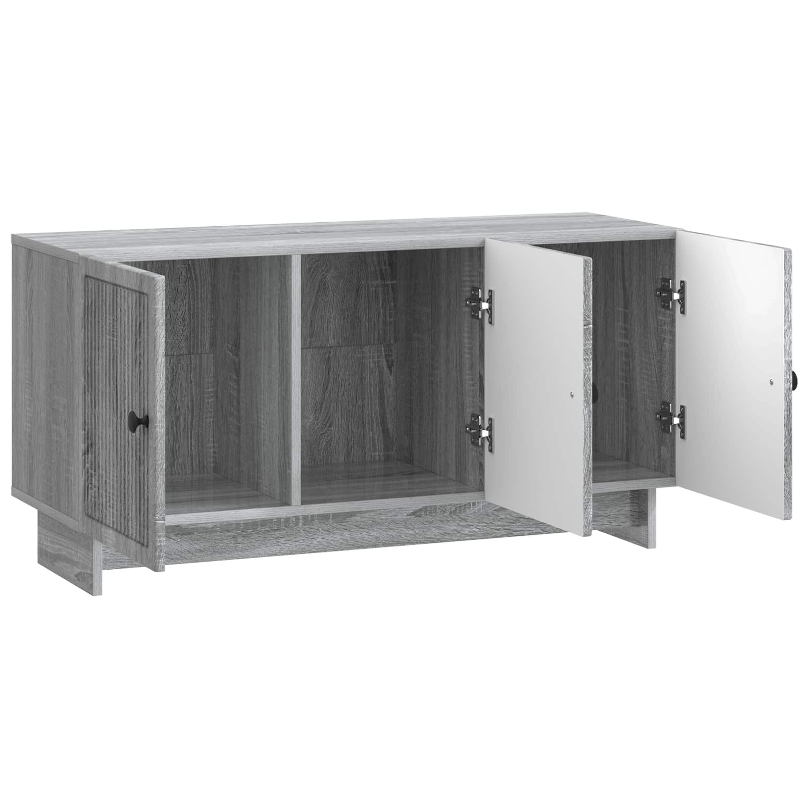Ντουλάπι TV Γκρι Sonoma 99 x 34,5 x 50 εκ. Επεξεργασμένο Ξύλο - Pakobazaar