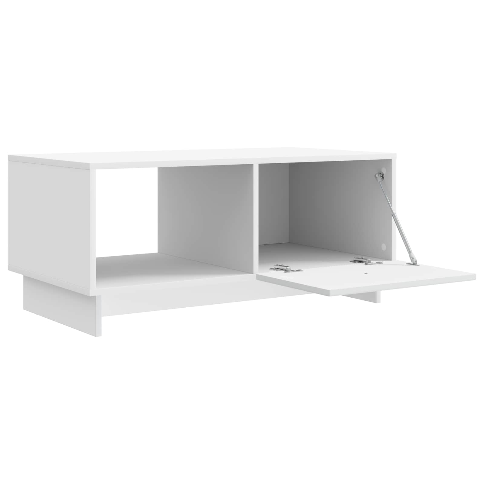 Τραπεζάκι σαλονιού Λευκό 90 x 50 x 40 cm Επεξεργασμένο Ξύλο - Pakobazaar
