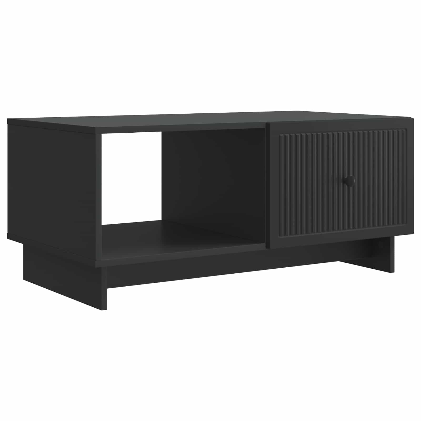 Τραπεζάκι σαλονιού Μαύρο 90 x 50 x 40 cm Επεξεργασμένο Ξύλο - Pakobazaar