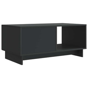 Τραπεζάκι σαλονιού Μαύρο 90 x 50 x 40 cm Επεξεργασμένο Ξύλο - Pakobazaar