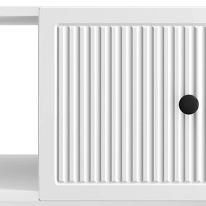 Τραπεζάκι σαλονιού Γυαλιστερό Λευκό 90 x 50 x 40 cm - Pakobazaar