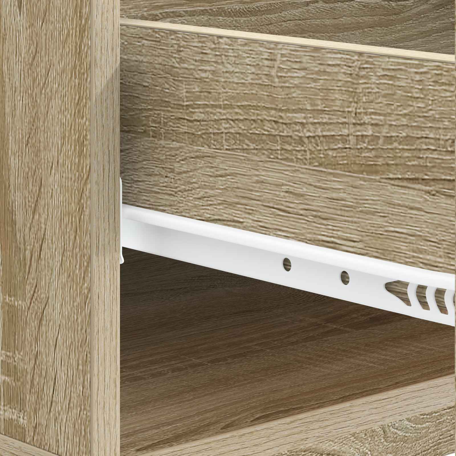 Τραπεζάκι σαλονιού με συρτάρι Sonoma Δρυς 49 x 50 x 40 εκ - Pakobazaar