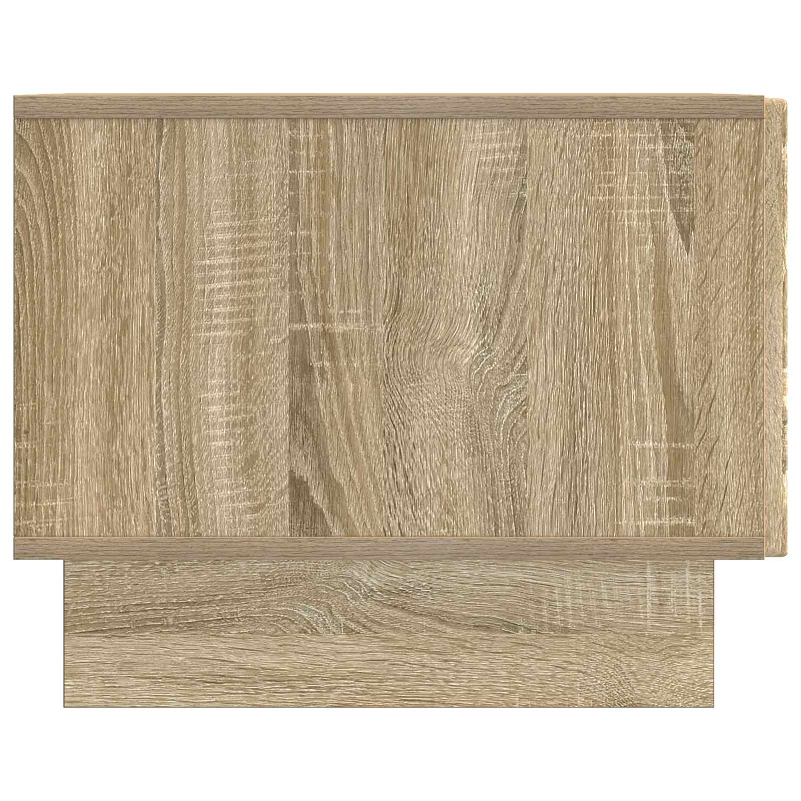 Τραπεζάκι σαλονιού με συρτάρι Sonoma Δρυς 49 x 50 x 40 εκ - Pakobazaar