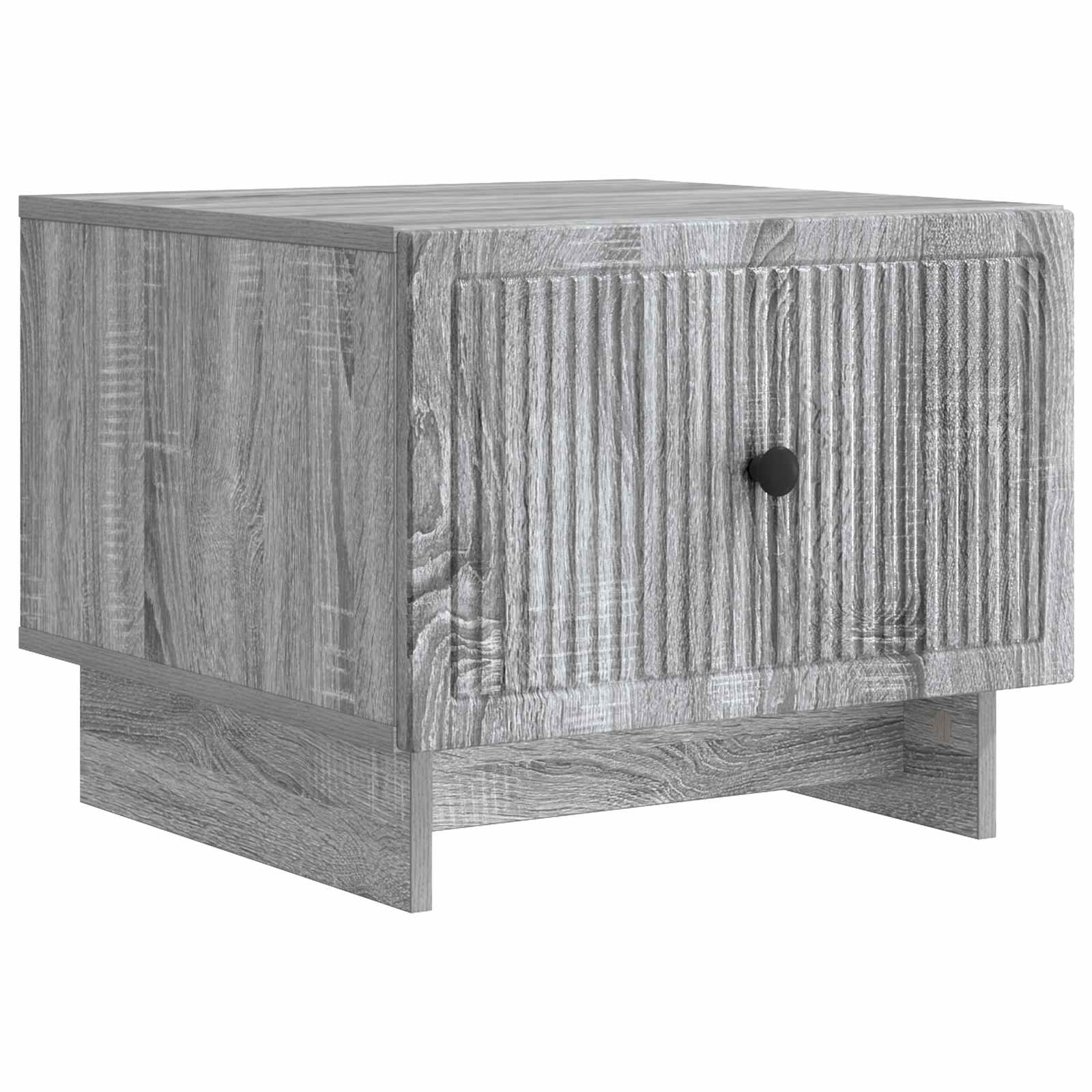 Τραπεζάκι σαλονιού με συρτάρι Γκρι Sonoma 49 x 50 x 40 εκ - Pakobazaar