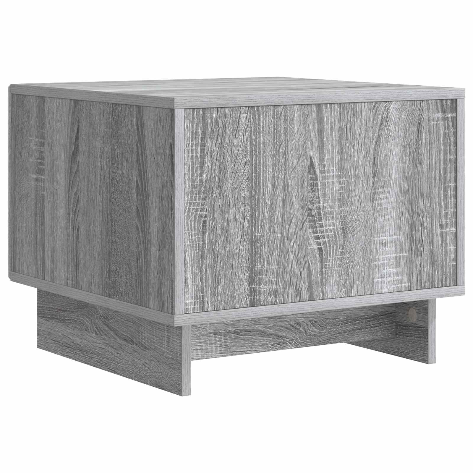 Τραπεζάκι σαλονιού με συρτάρι Γκρι Sonoma 49 x 50 x 40 εκ - Pakobazaar
