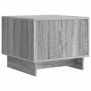 Τραπεζάκι σαλονιού με συρτάρι Γκρι Sonoma 49 x 50 x 40 εκ - Pakobazaar