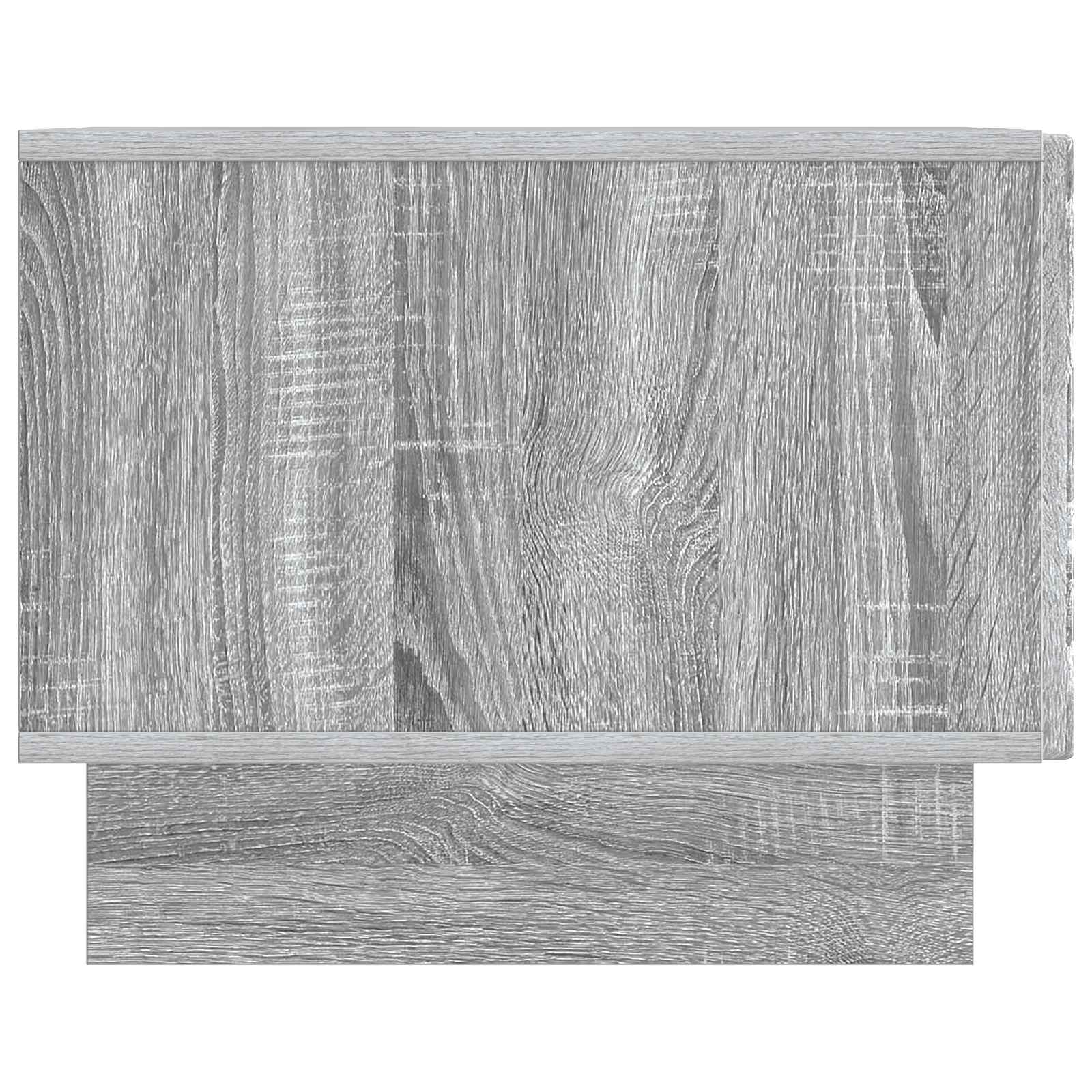 Τραπεζάκι σαλονιού με συρτάρι Γκρι Sonoma 49 x 50 x 40 εκ - Pakobazaar