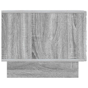 Τραπεζάκι σαλονιού με συρτάρι Γκρι Sonoma 49 x 50 x 40 εκ - Pakobazaar