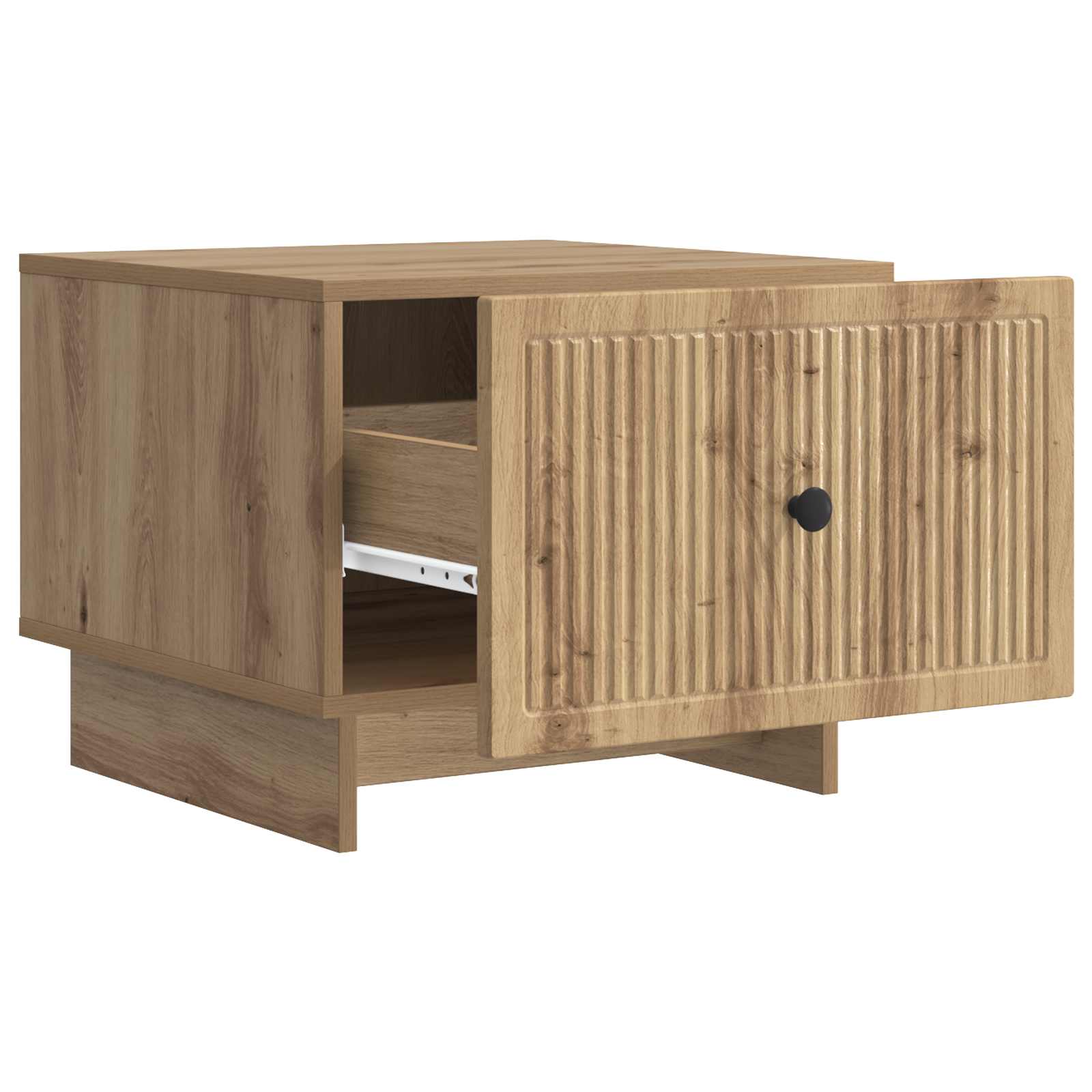 Τραπεζάκι σαλονιού με συρτάρι Artisan Δρυς 49 x 50 x 40 εκ - Pakobazaar