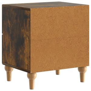Κομοδίνο 2 pcs Καπνισμένο Ξύλο Δρυός 43 x 34,5 x 48 εκ - Pakobazaar