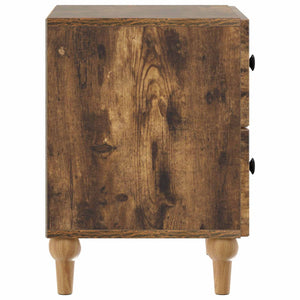 Κομοδίνο 2 pcs Καπνισμένο Ξύλο Δρυός 43 x 34,5 x 48 εκ - Pakobazaar