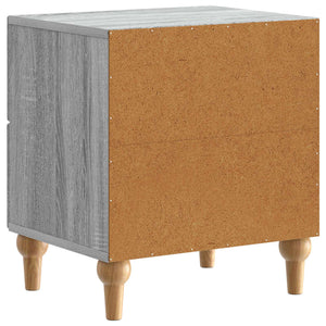 Κομοδίνο Γκρι Sonoma 43 x 34,5 x 48 εκ Επεξεργασμένο Ξύλο - Pakobazaar