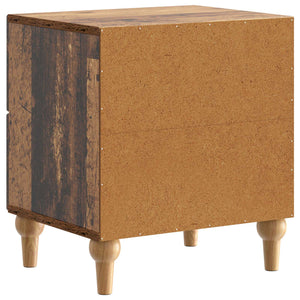 Κομοδίνο με συρτάρι 2 pcs Παλαιωμένο ξύλο 43 x 34,5 x 48 εκ - Pakobazaar