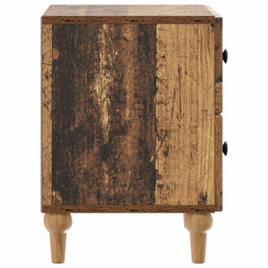 Κομοδίνο με συρτάρι 2 pcs Παλαιωμένο ξύλο 43 x 34,5 x 48 εκ - Pakobazaar