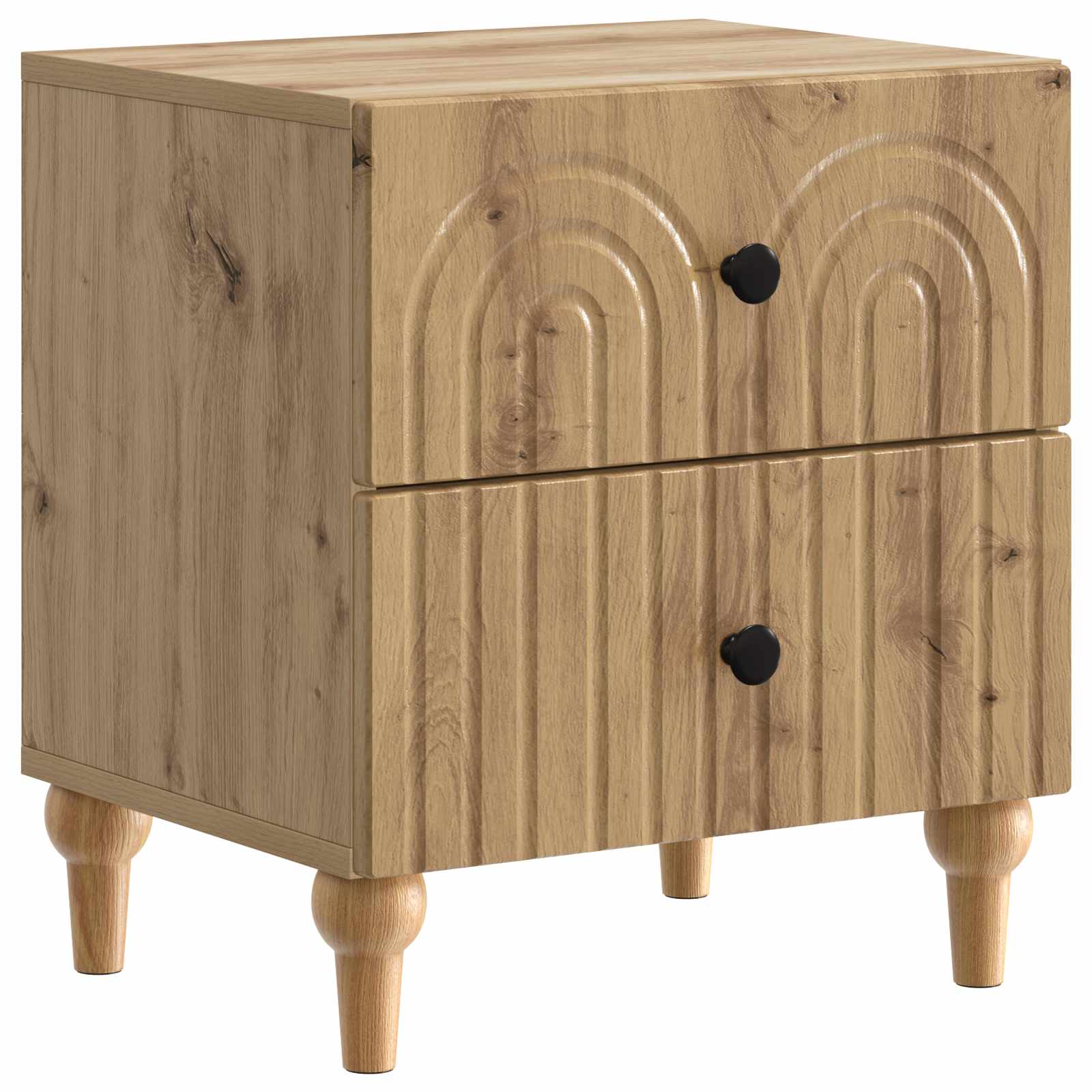 Κομοδίνο Artisan Δρυς 43 x 34,5 x 48 εκ Επεξεργασμένο Ξύλο - Pakobazaar