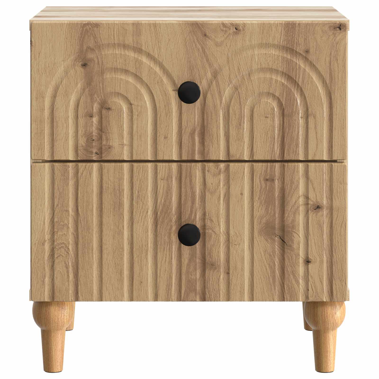 Κομοδίνο με συρτάρι 2 pcs Artisan Δρυς 43 x 34,5 x 48 εκ - Pakobazaar