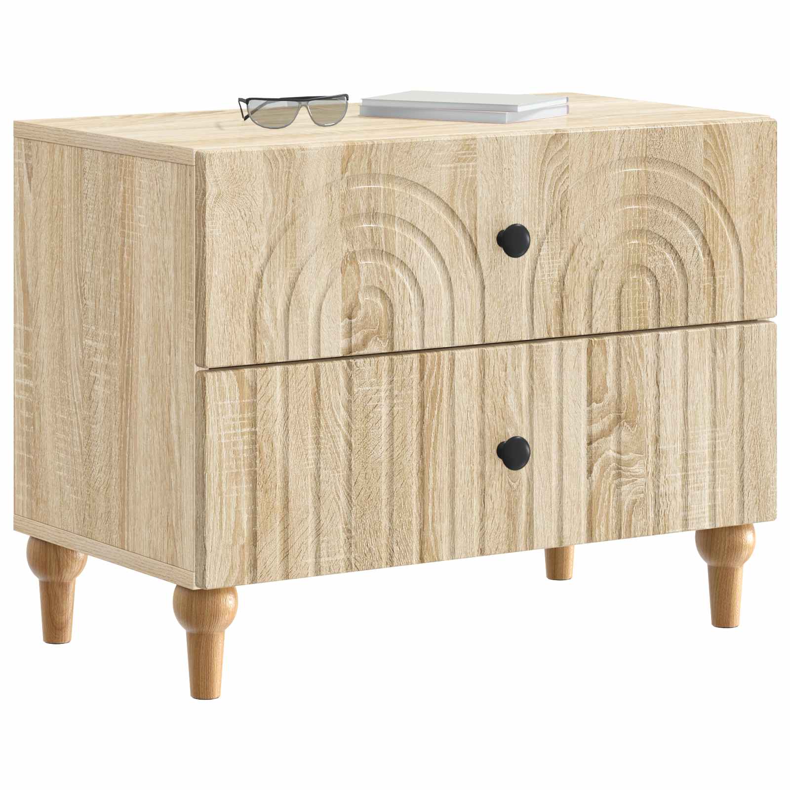 Κομοδίνο Sonoma Δρυς 62 x 34,5 x 48 εκ Επεξεργασμένο Ξύλο - Pakobazaar