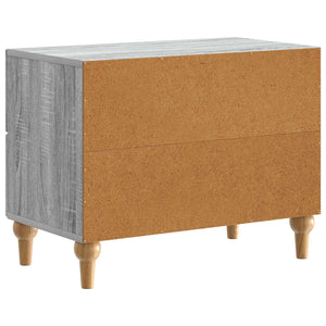 Κομοδίνο Γκρι Sonoma 62 x 34,5 x 48 εκ Επεξεργασμένο Ξύλο - Pakobazaar