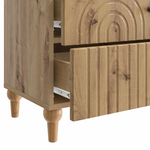 Κομοδίνο Artisan Δρυς 62 x 34,5 x 48 εκ Επεξεργασμένο Ξύλο - Pakobazaar
