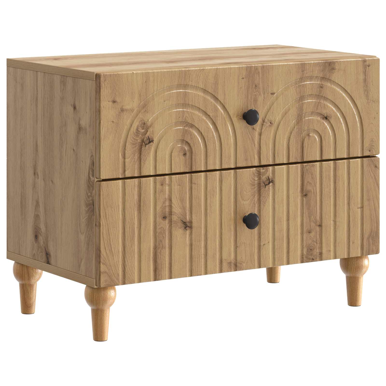 Κομοδίνο Artisan Δρυς 62 x 34,5 x 48 εκ Επεξεργασμένο Ξύλο - Pakobazaar