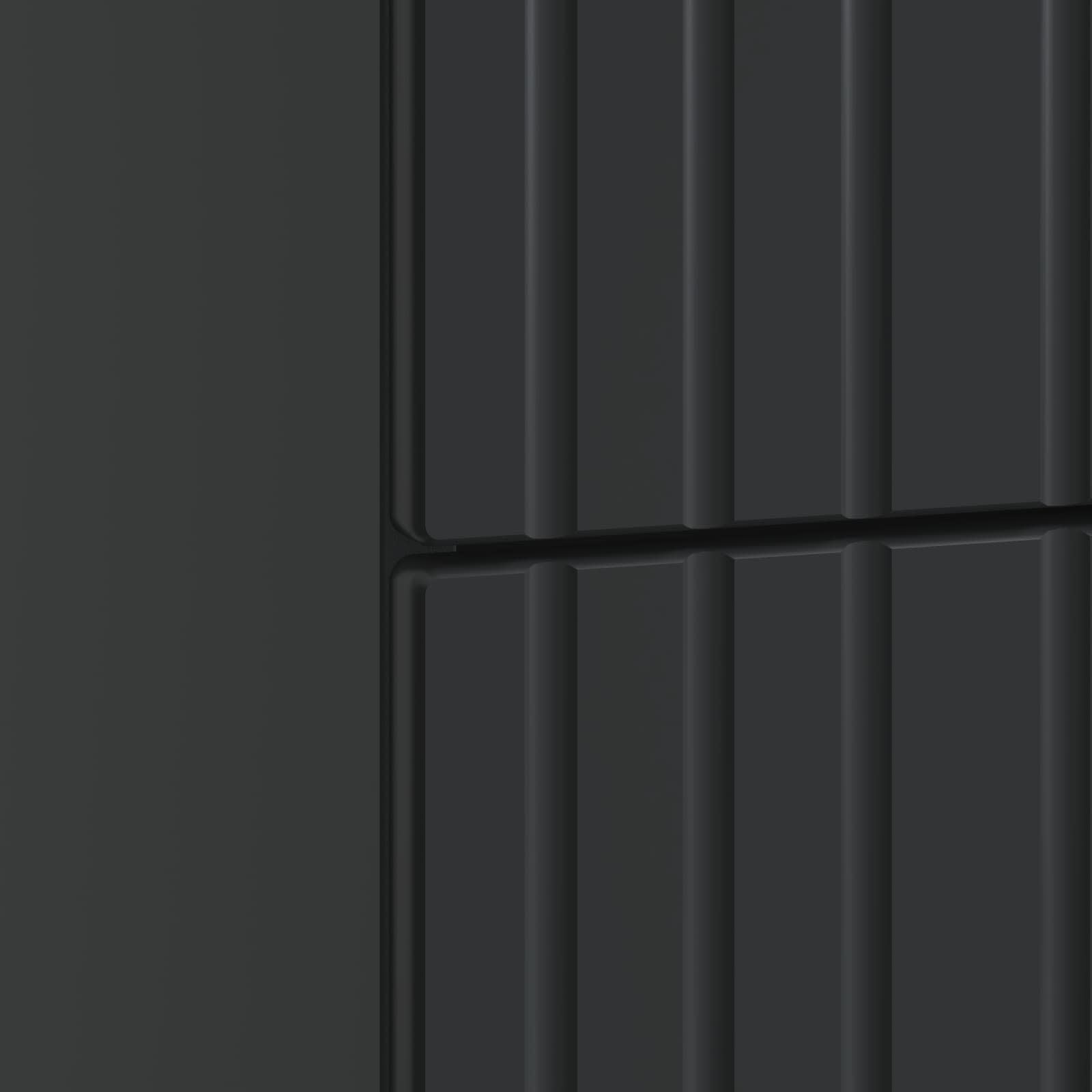 Κομοδίνο με συρτάρι Μαύρο 43x 41 x 66,5 εκ Επεξεργασμένο Ξύλο - Pakobazaar