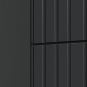 Κομοδίνο με συρτάρι Μαύρο 43x 41 x 66,5 εκ Επεξεργασμένο Ξύλο - Pakobazaar
