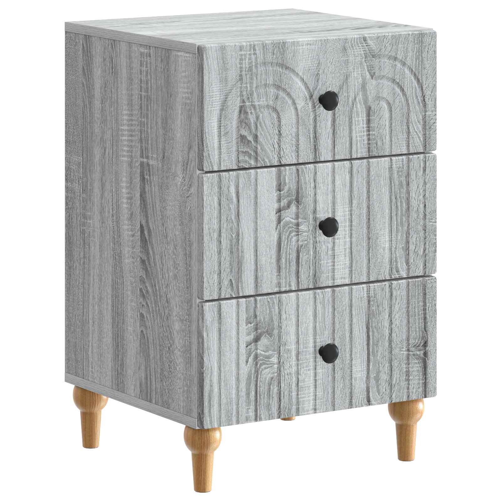 Κομοδίνο Γκρι Sonoma 43x 41 x 66,5 εκ Επεξεργασμένο Ξύλο - Pakobazaar