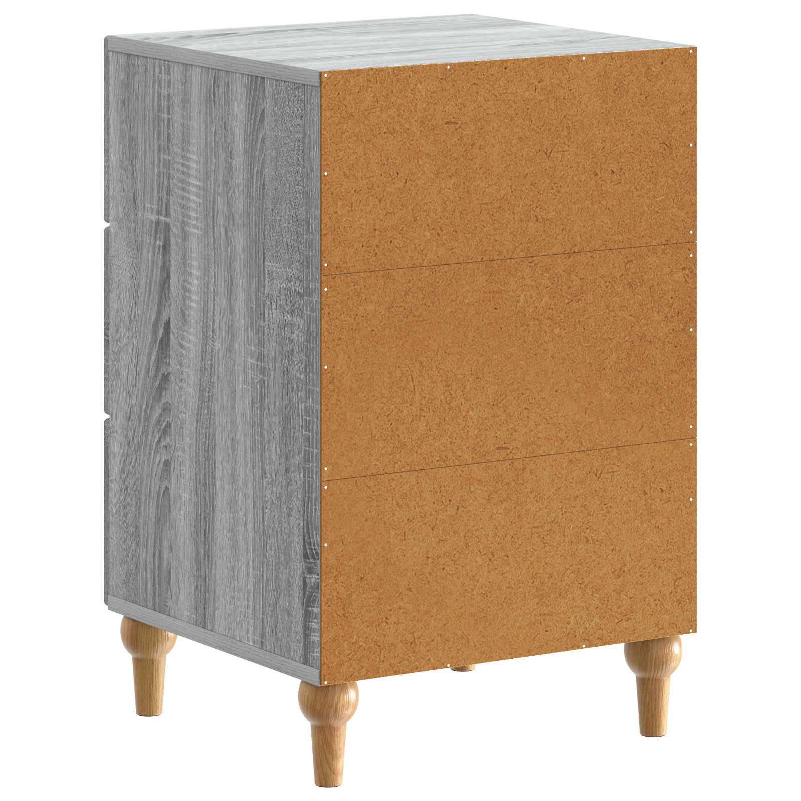 Κομοδίνο Γκρι Sonoma 43x 41 x 66,5 εκ Επεξεργασμένο Ξύλο - Pakobazaar